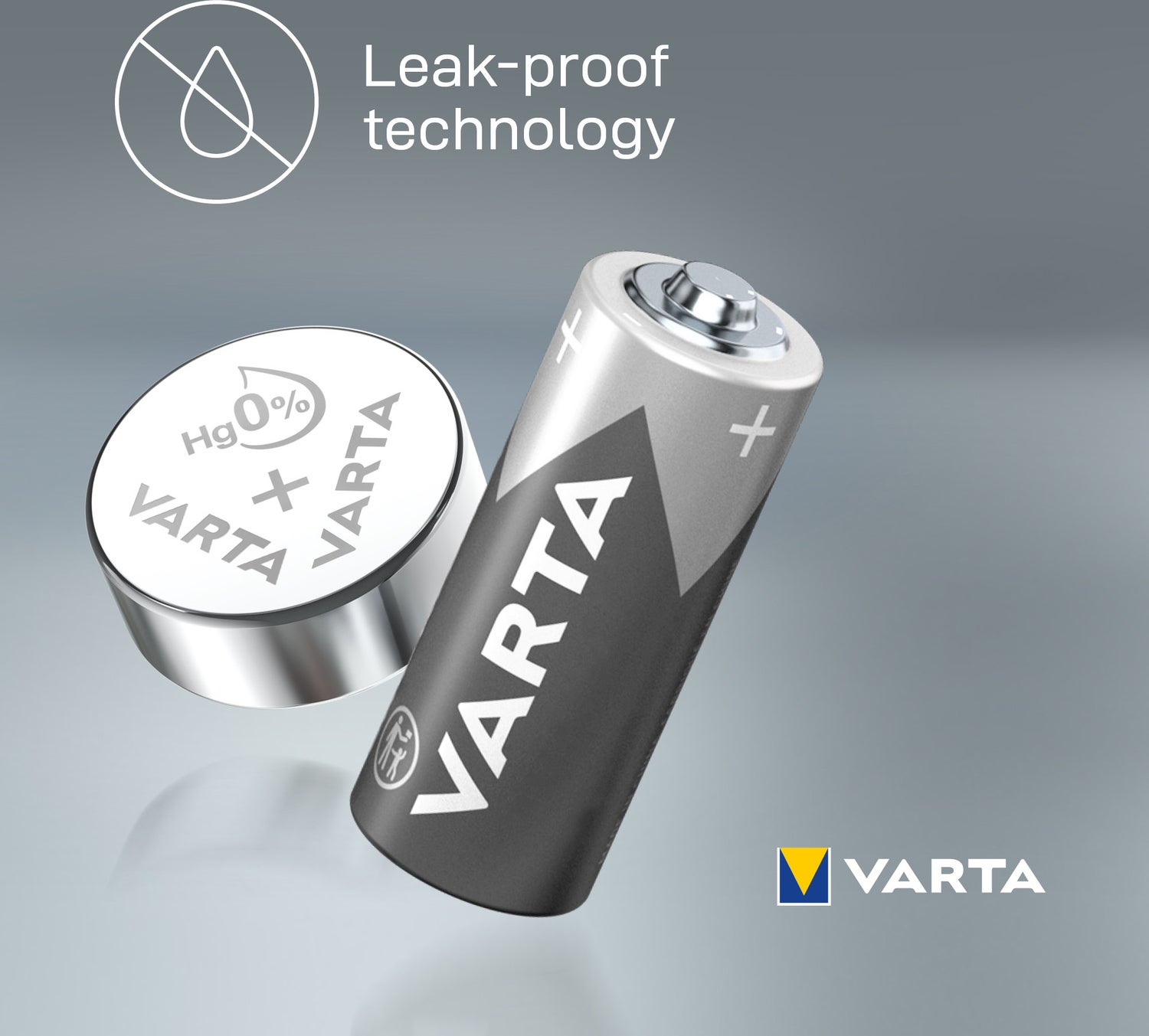 Varta V13GS knoopcel batterij Silvers coin 1,5V