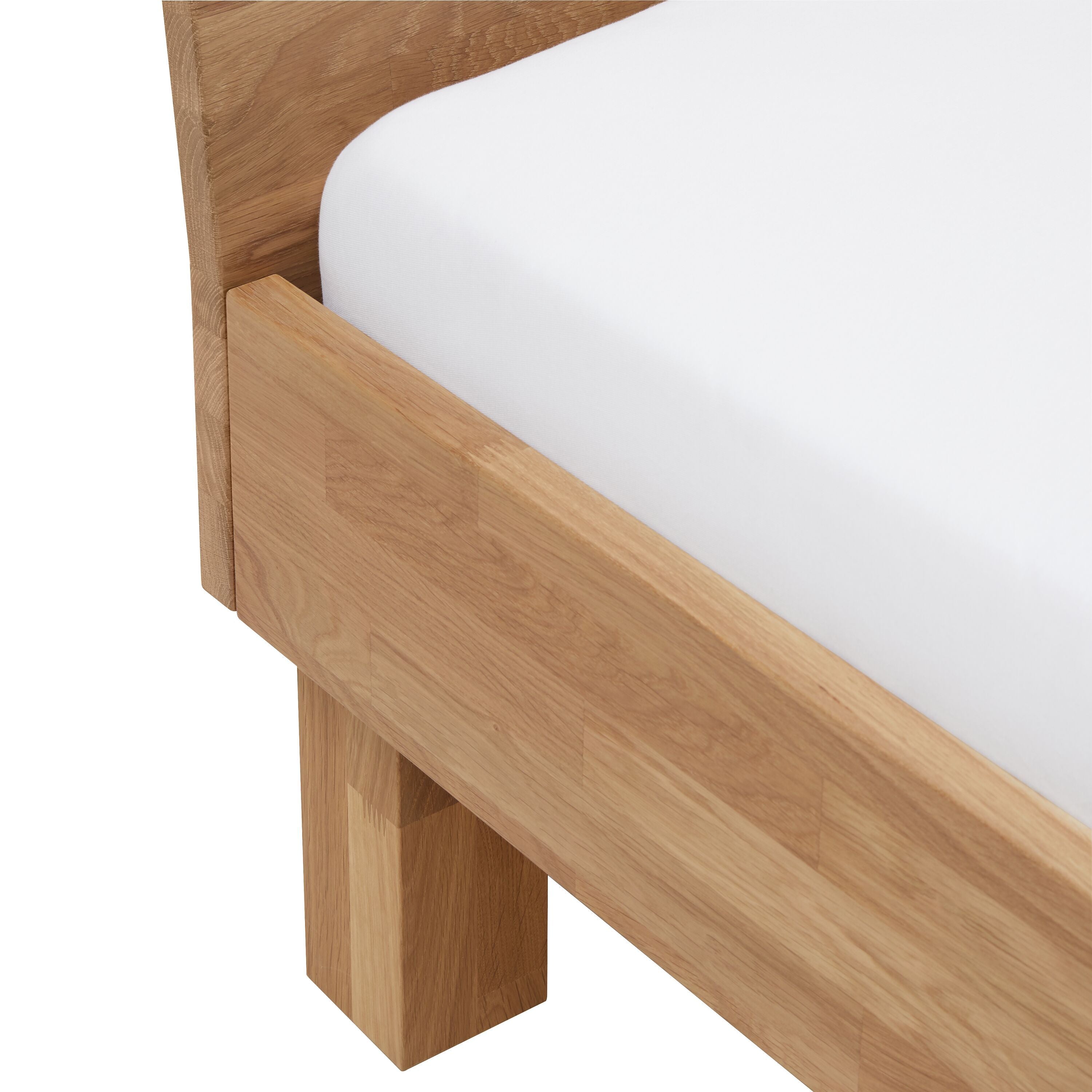 CARA Bett - Eiche / B: 120.0 cm x T: 200.0 cm