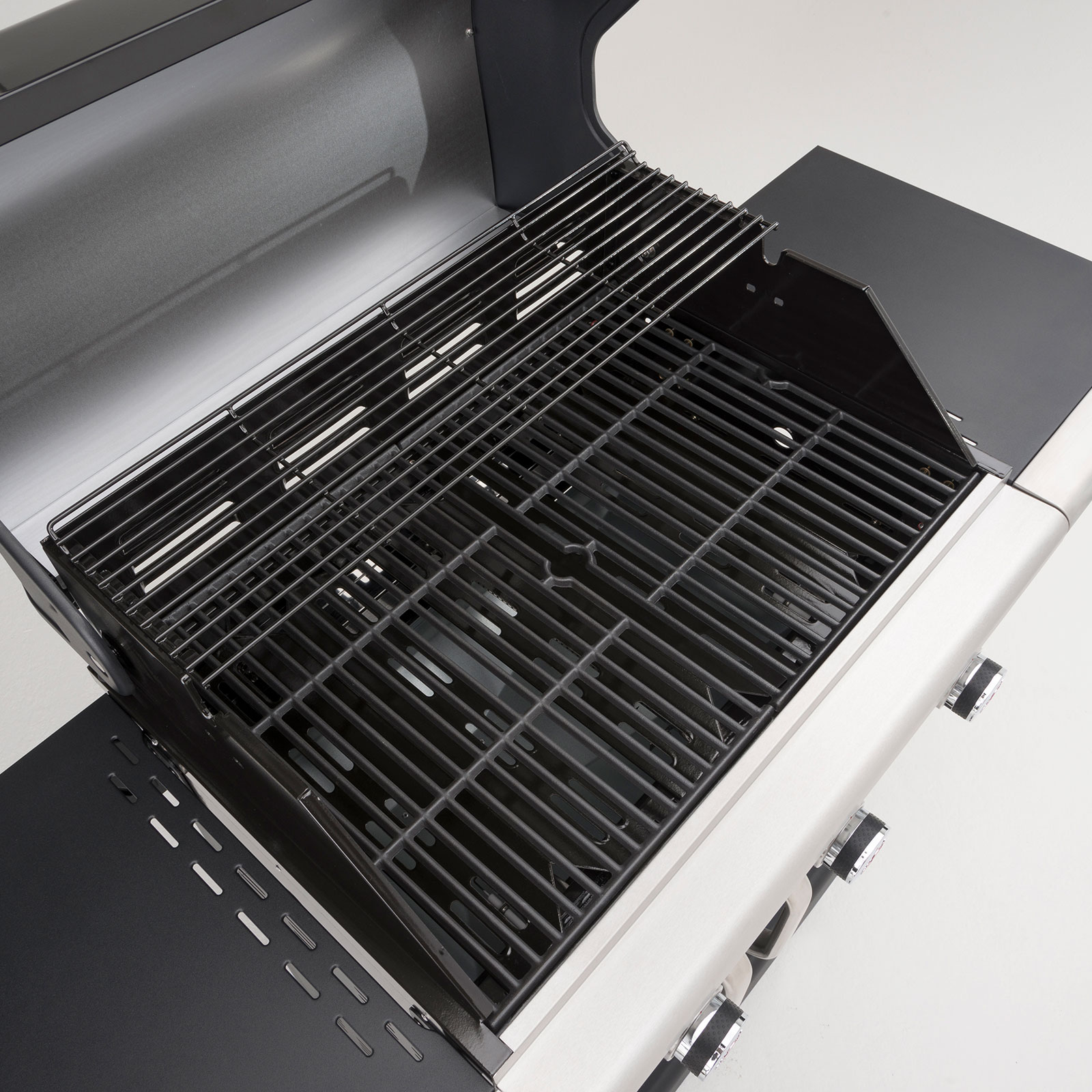 LANDMANN Gasgrill - silber - 3 Brenner