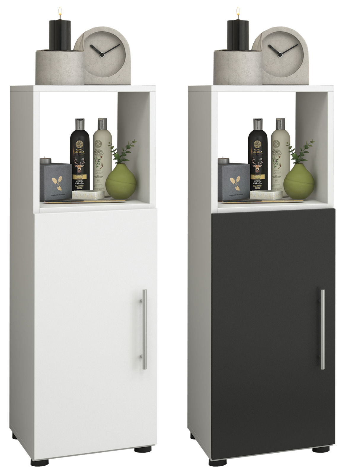 Midischrank FLANDU - weiß - 31 cm