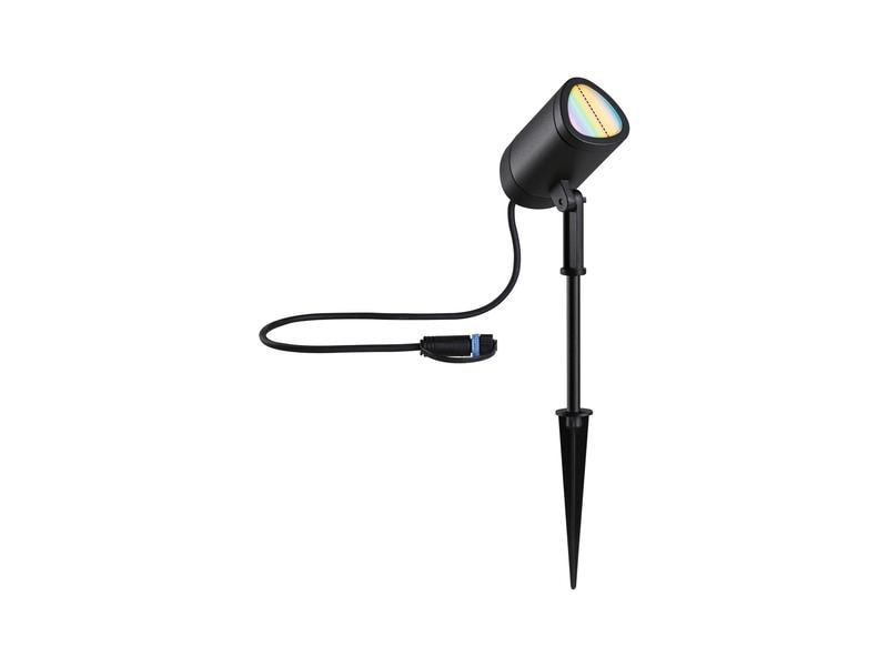 Paulmann Outdoor Gartenspot Plug & Shine Shira, RGBW, 6.5W, LED Gartenstrahler