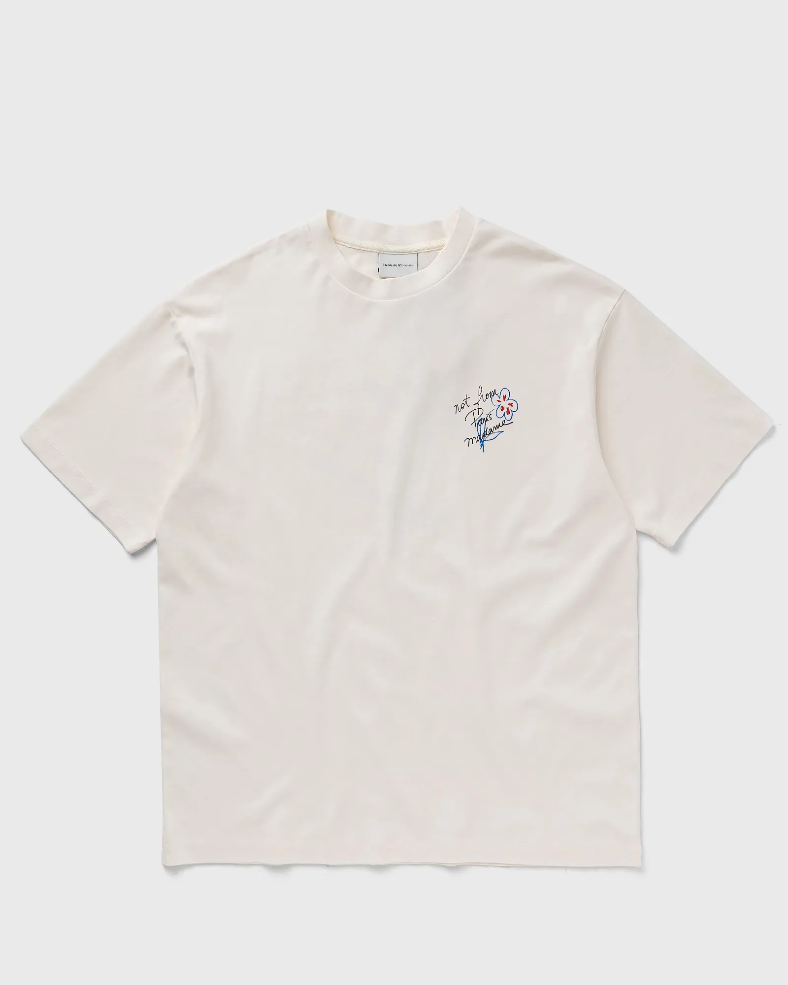 Camiseta Drôle de Monsieur Le Slogan Esquisse