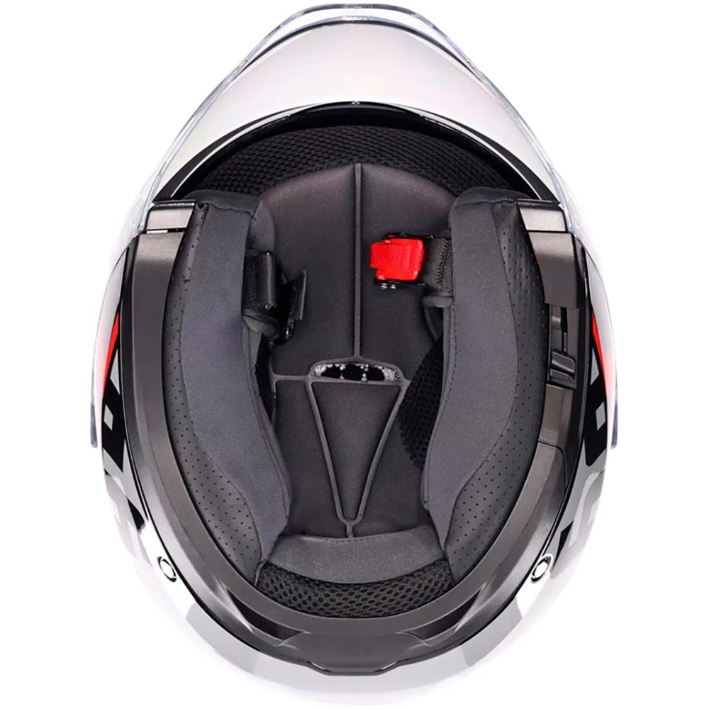 AGV - Casque Irides Valenza Noir / Gris / Rouge / Mat