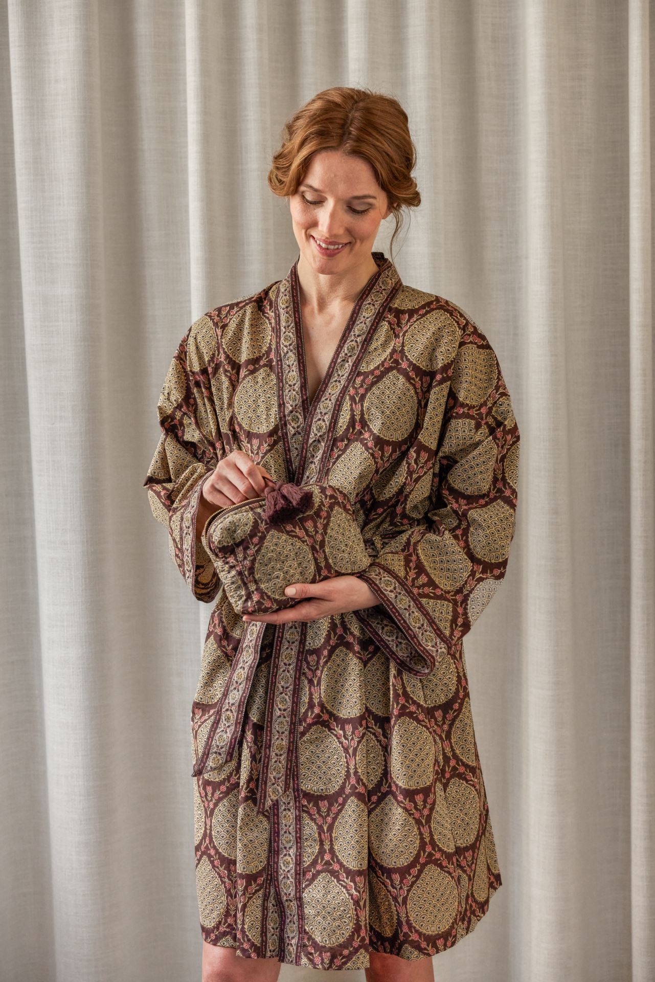 Kimono gammelrosa - one size