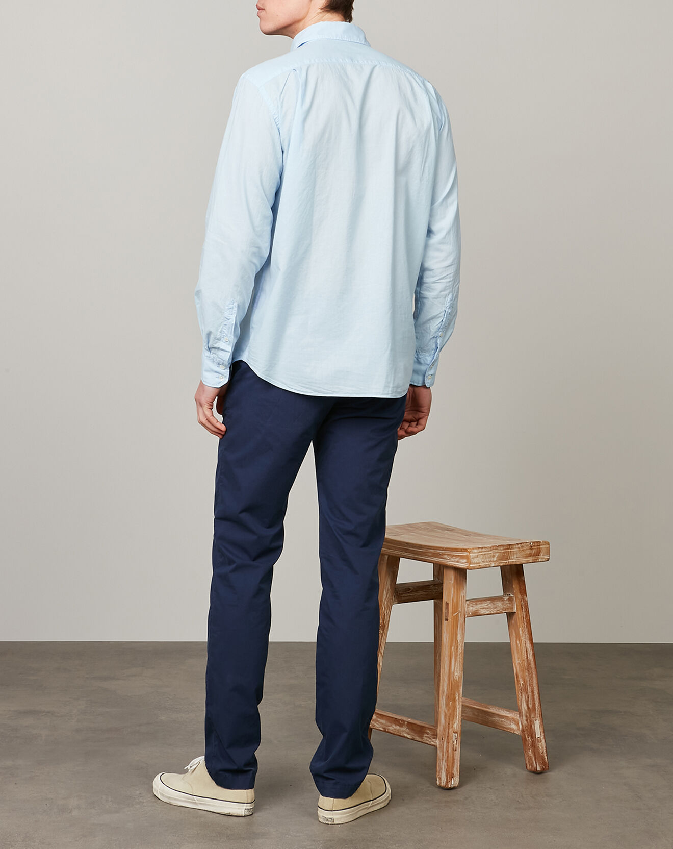 Hartford Chemise regular Paul Pat azur