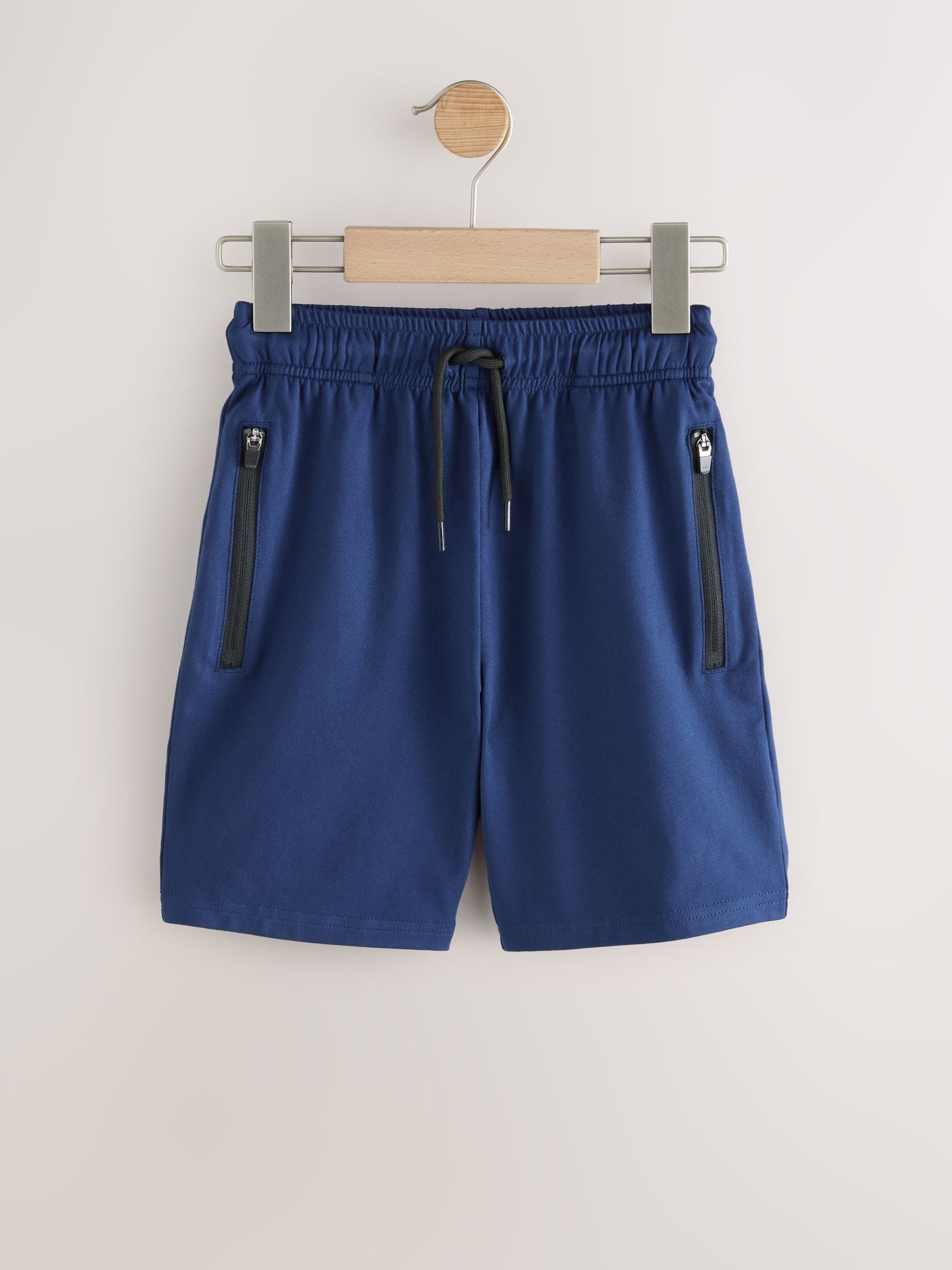 Donkerblauw - Lichtgewicht sportshorts (3-16jr)