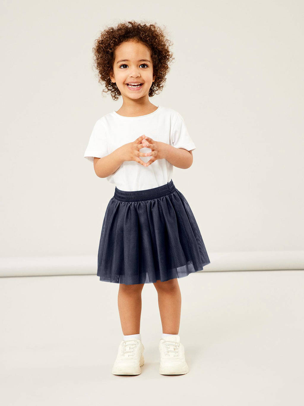 NAME IT rok NMFNUTULLE van polyester donkerblauw