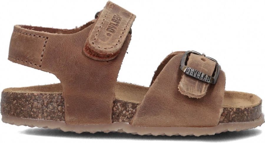 Develab 48195 leren sandalen cognac Bruin Jongens Leer Effen 26
