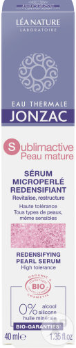 Jonzac Eau Thermale Sublimactive Sérum Microperlé Redensifiant Peau Mature Bio 40ml