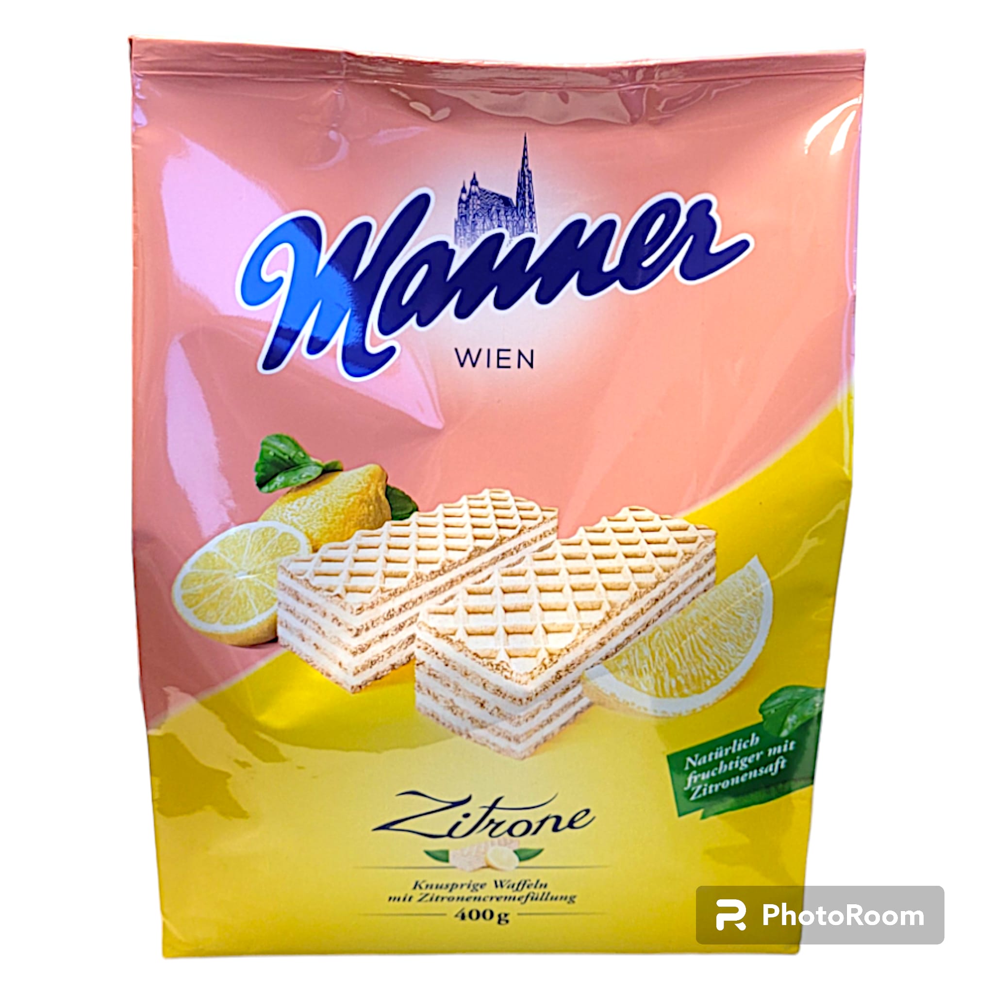 Manner Vienna Zitronen Waffeln 400g MHD:30.12.25