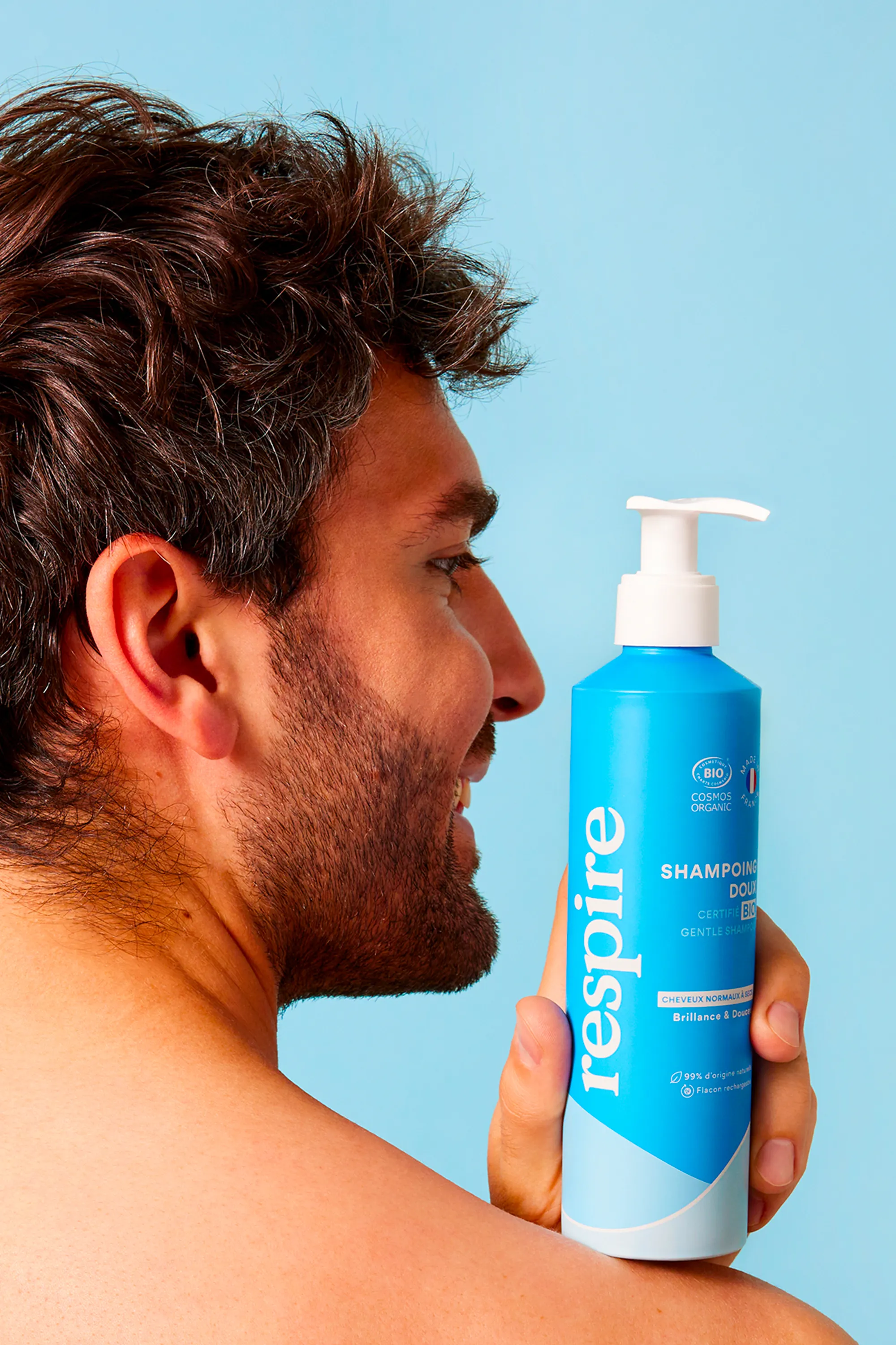 Respire Shampoing doux rechargeable-250 ml