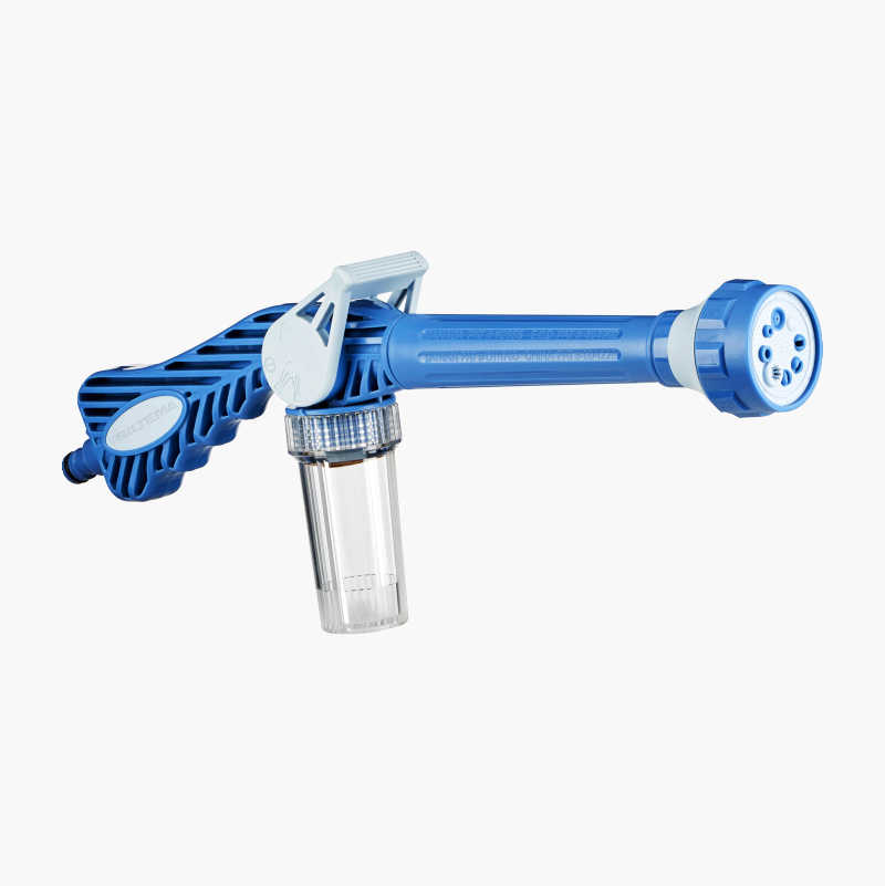 Sprøytepistol med dispenser