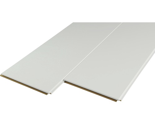 Decoratief paneel Quadro Plus Uni wit 12x200x2000 mm