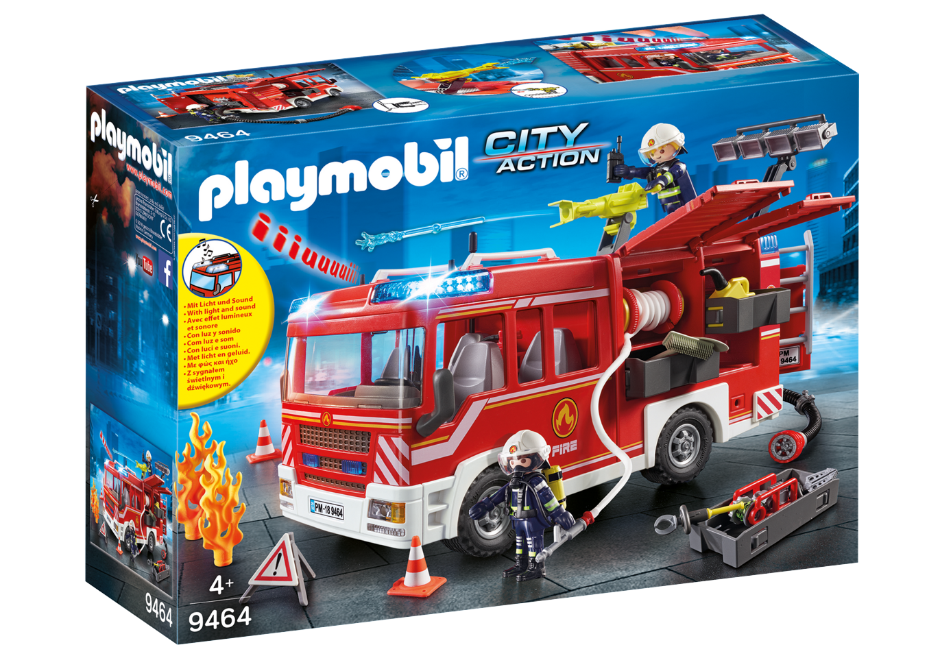 Playmobil - Brandbil udrykningsvogn (9464)