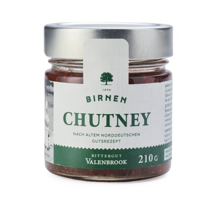Birne-Berberitze-Chutney