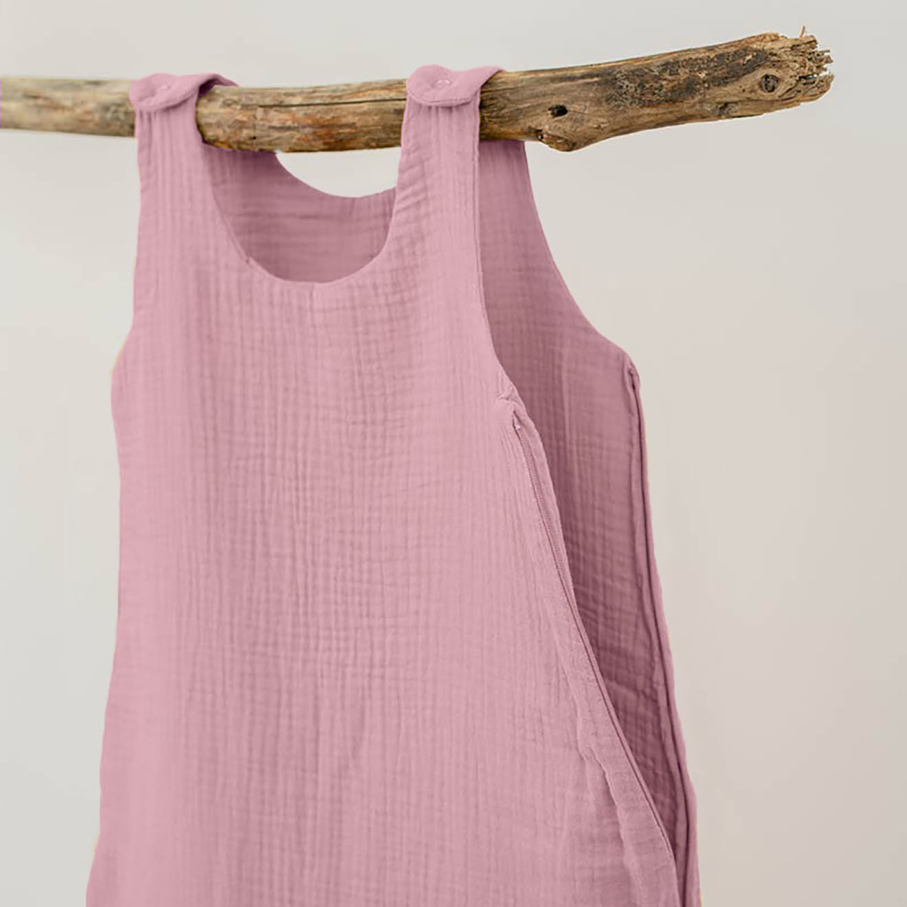 Papate Gigoteuse Été en Coton Bio rose - 70x90 cm