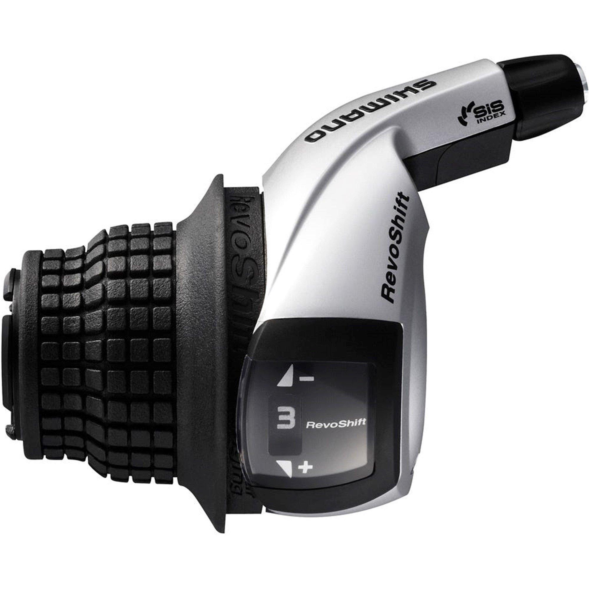 Shimano Tourney  TY SL RS45 Revoshift, 3 speed front, left hand, with optical gear display