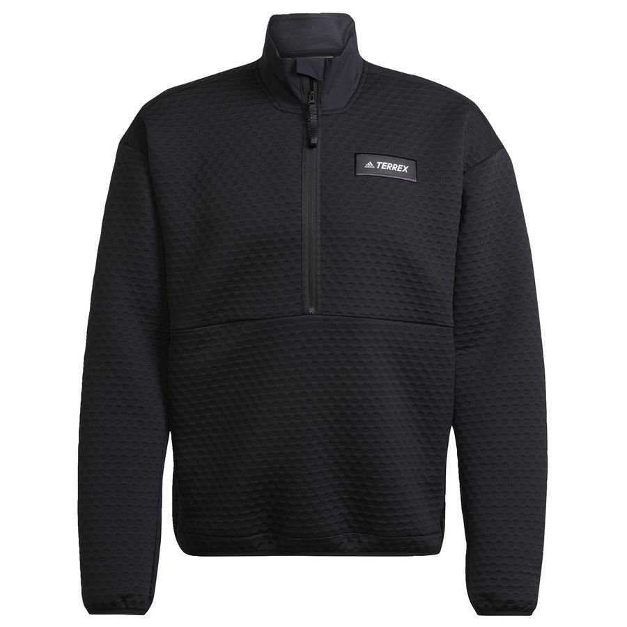 adidas Maillot Fleece Terrex Half Zip - Noir