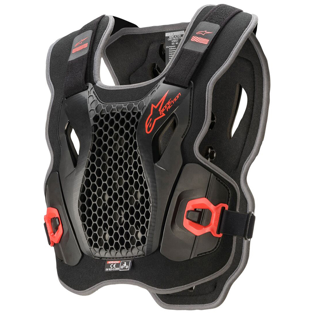 Alpinestars - Pare-pierres Bionic Action Noir / Rouge