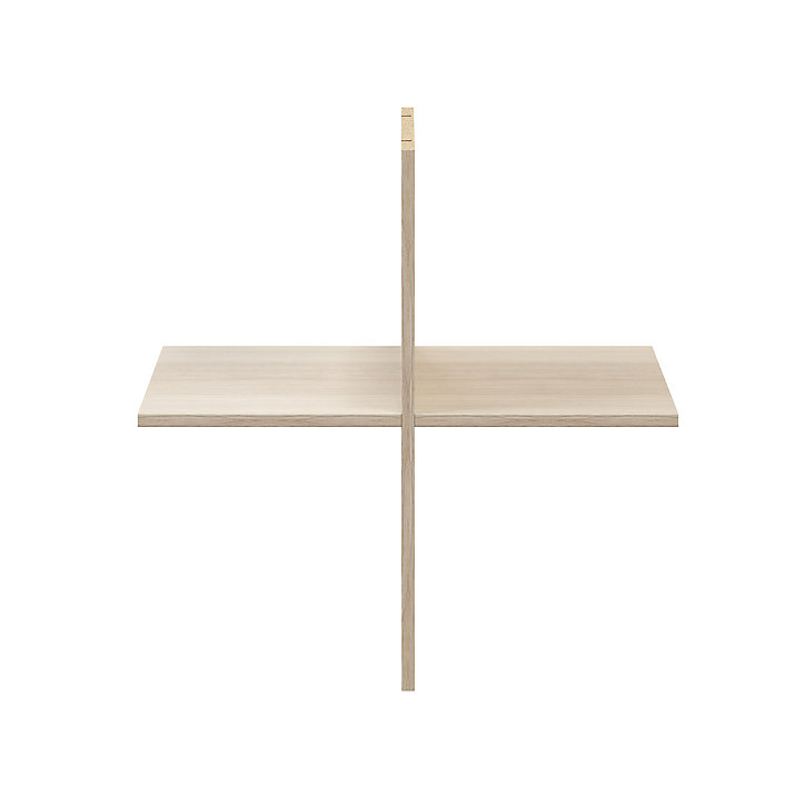 Croisillon pour étagère effet chêne GoodHome Atomia H. 71,4 x L. 71,4 x P. 33,2 cm