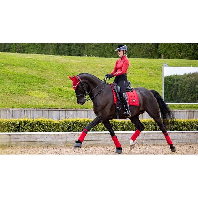 Zadeldek LeMieux Loire Square Dressage Rood
