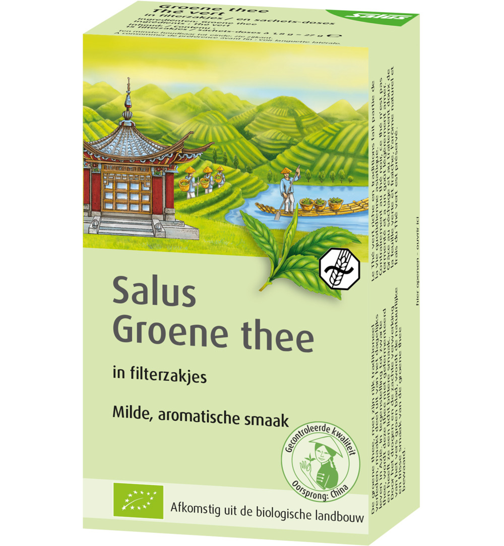 Salusgroene Thee Bio (15 stuks)