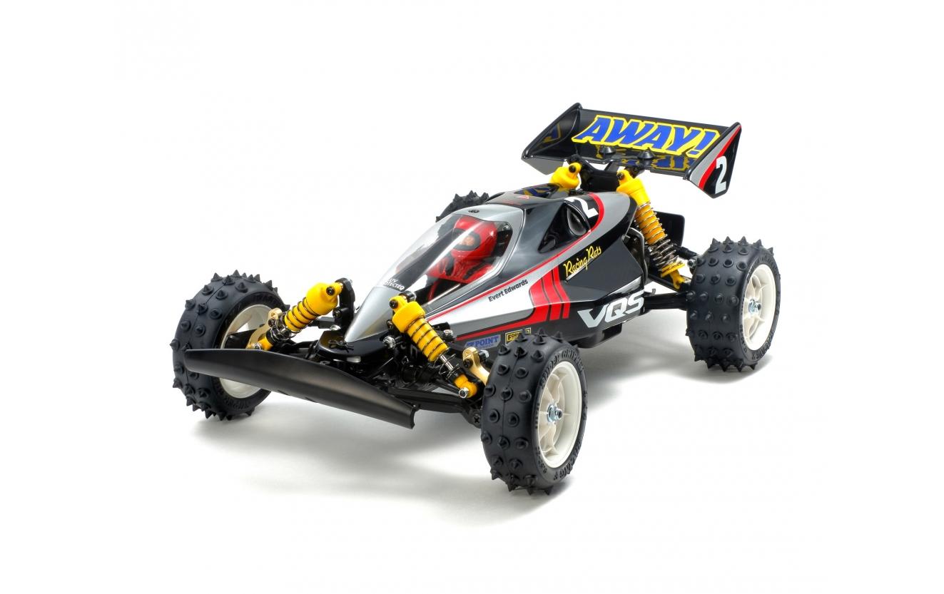 Buggy VQS 4WD Bausatz, 1:10<br>Klassischer Tamiya Buggy Bausatz mit 540er Motor