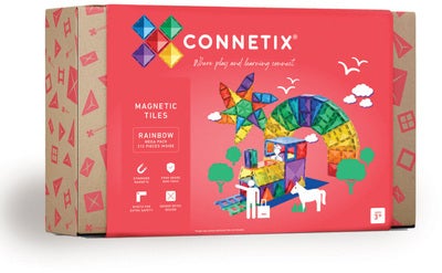 Connetix Magnetiske Byggeklosser Rainbow Mega Pack 212 Deler