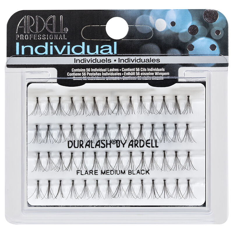Faux-cils individuels en touffes médium