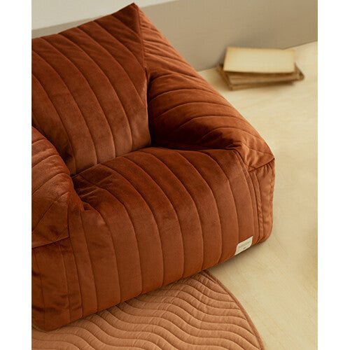 Nobodinoz zitzak chelsea velvet - wild brown