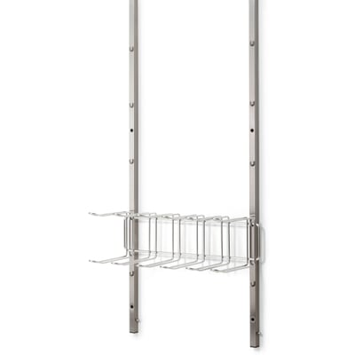 Hakenleiste zu Regalsystem Inox