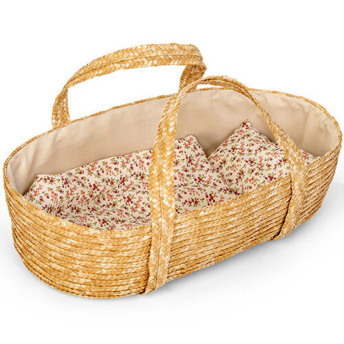 Mini mommy poppenreiswieg mozes - met dekbed - 35 cm