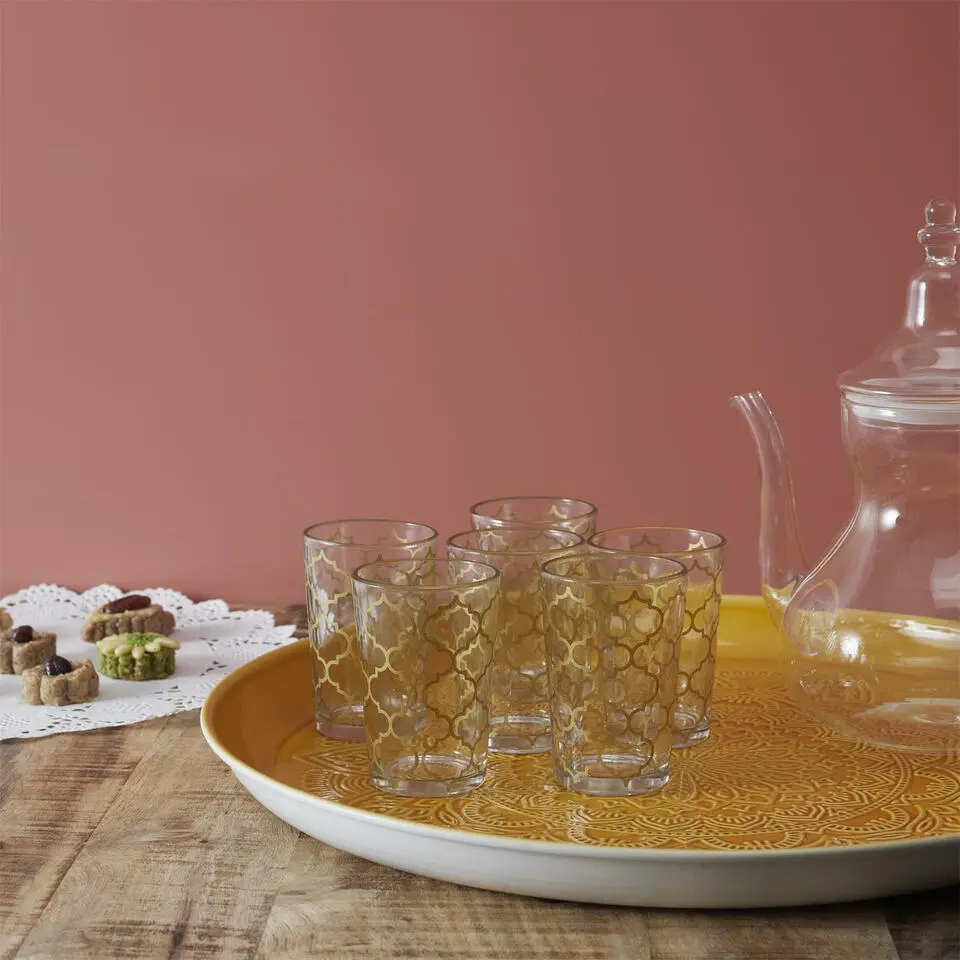 Home Deco Factory Theepot Marrakesh - transparant - 800 ml