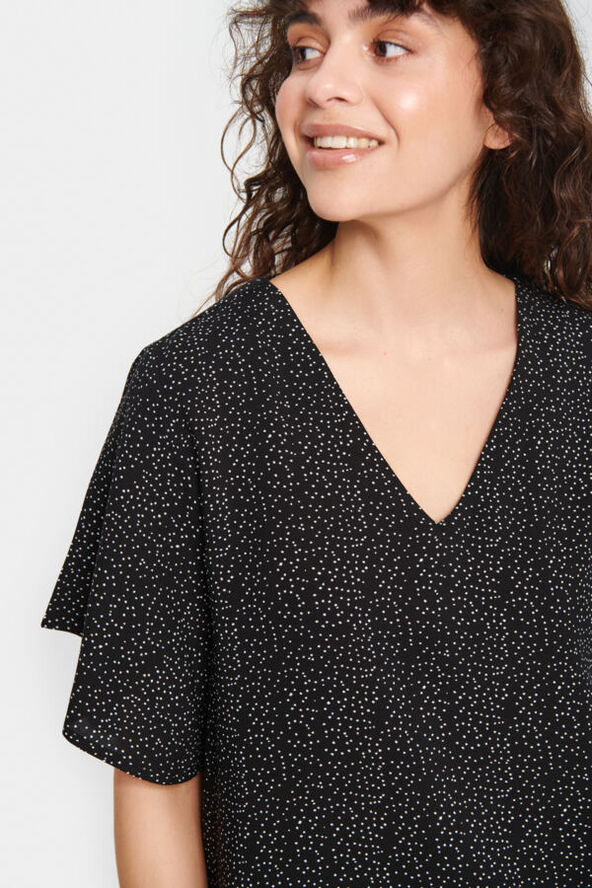 Saint Tropez EaneSZ Blouse Black mini dot