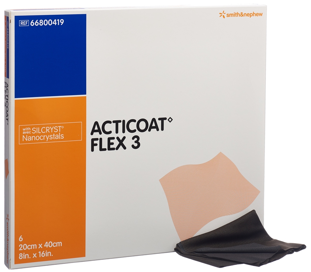 ACTICOAT Wundverband<br>6 Stück, 20x40cm