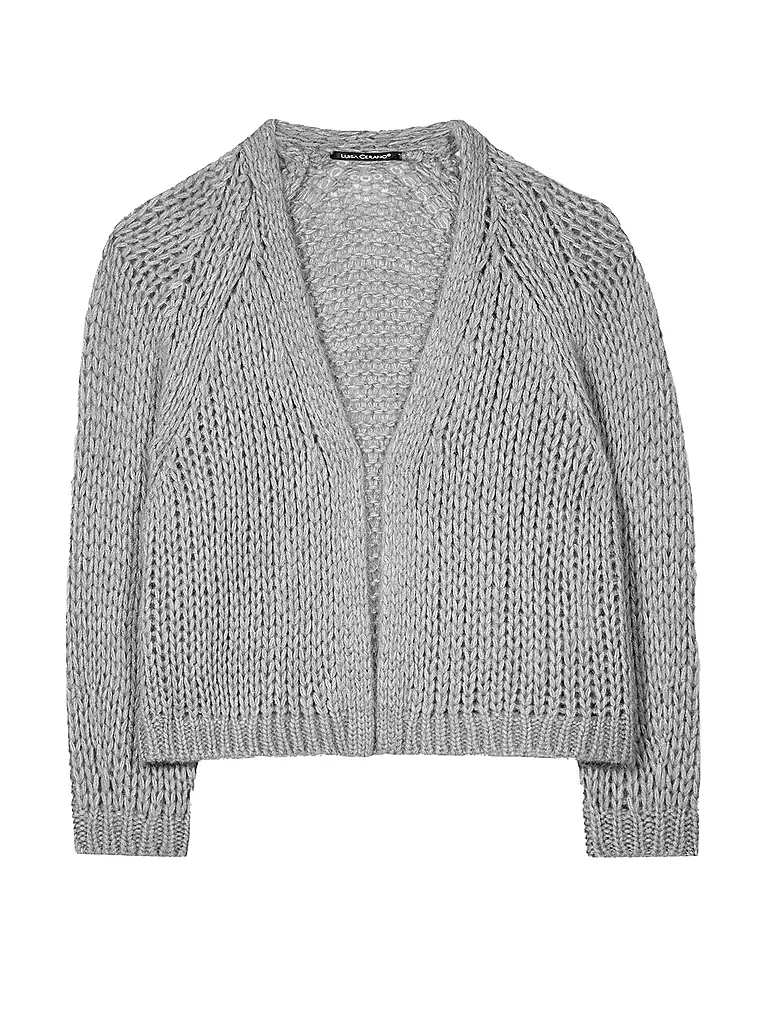 LUISA CERANO Strickjacke hellgrau