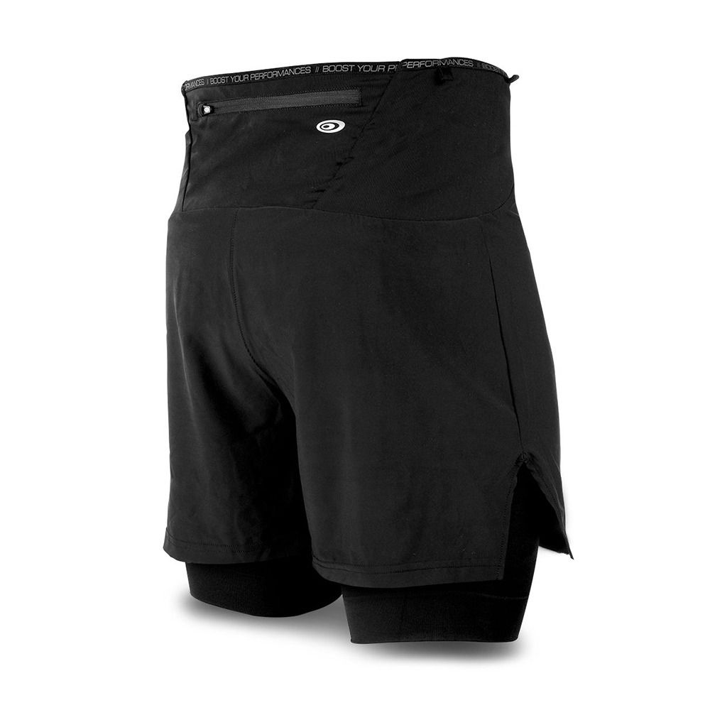 BV Sport CSX EVO2 COMBO - Short 2 en 1 noir