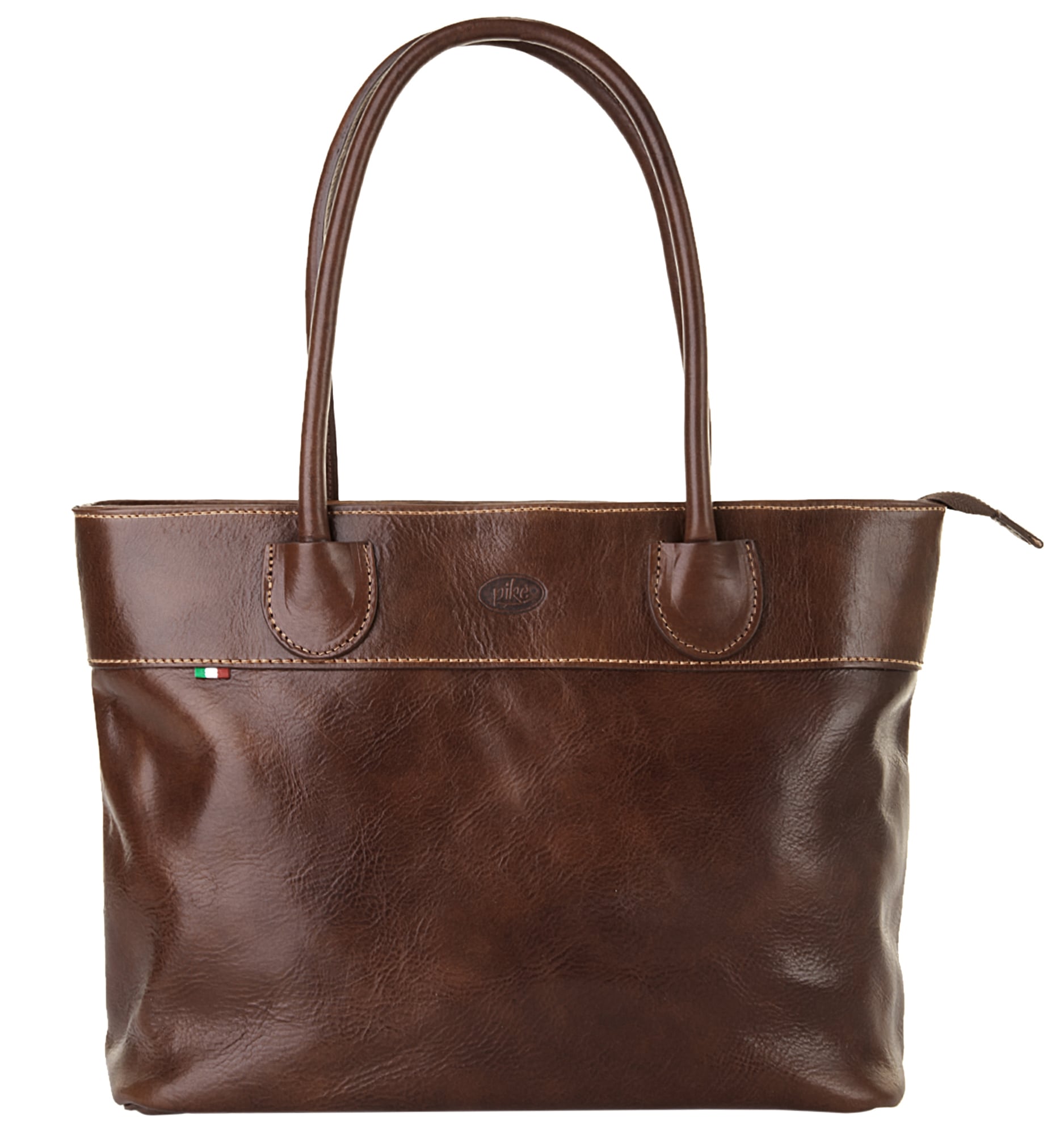 Piké Shopper echt Leder, Made in Italy