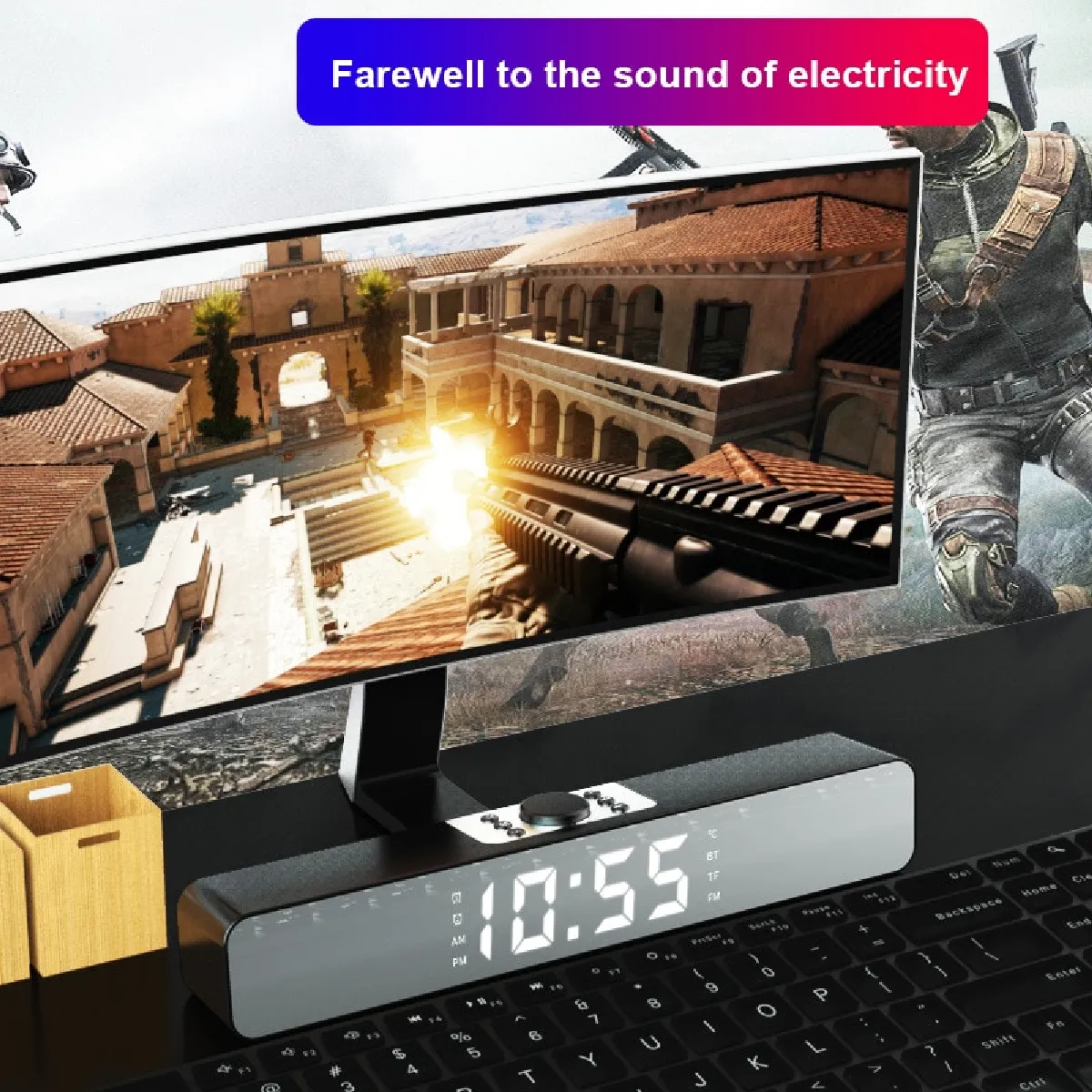 Universal Barre de son LED pour ordinateur