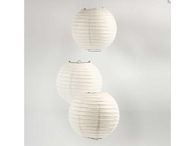 Creativ Company Lampion Ø 20 cm Weiss, 1 Stück Lampion