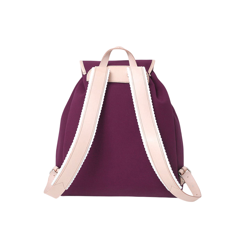 Rucksack Georgia Leder Natur Rubin