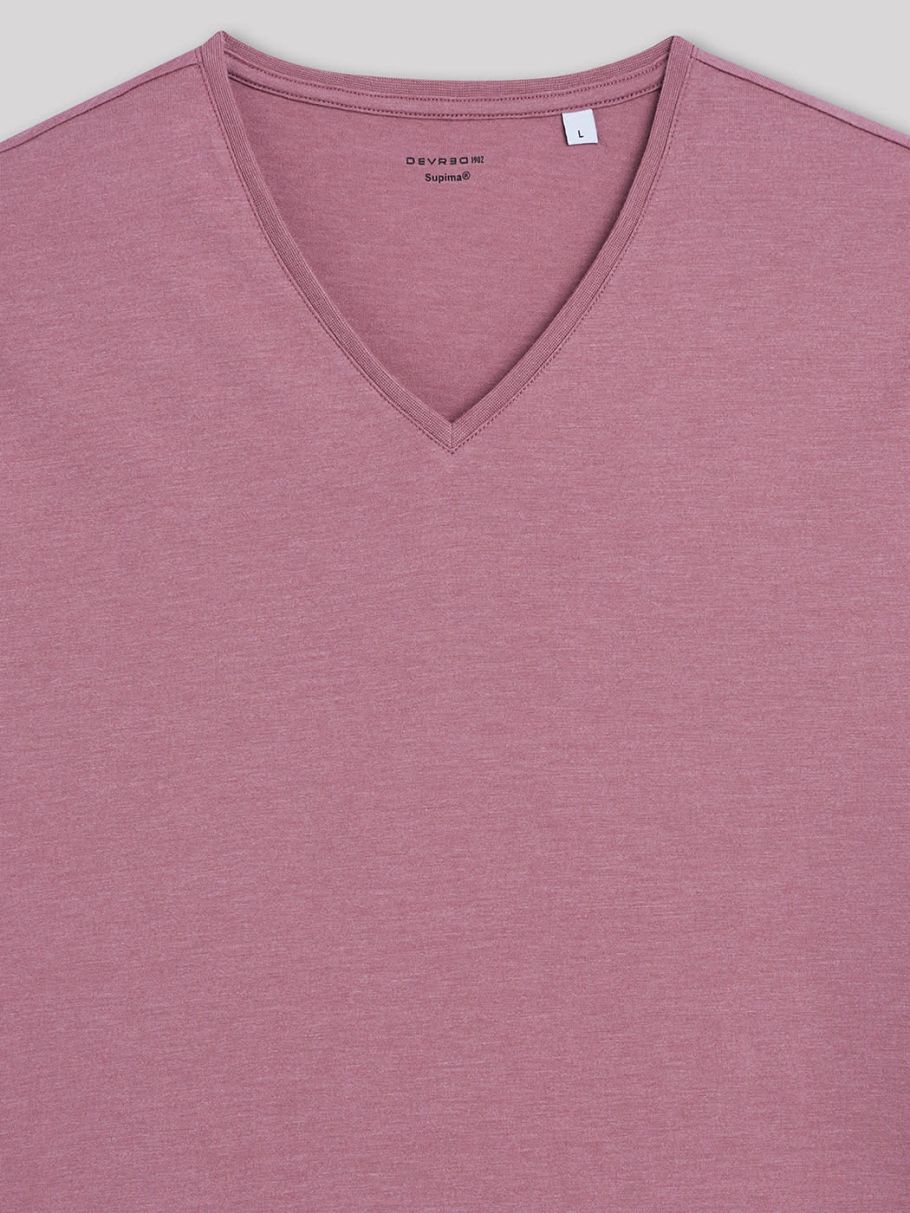 Tee-shirt col v uni
