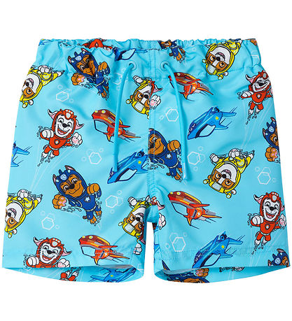 Name It Bådeshorts - NmmMoti PawPatrol - Blåefish