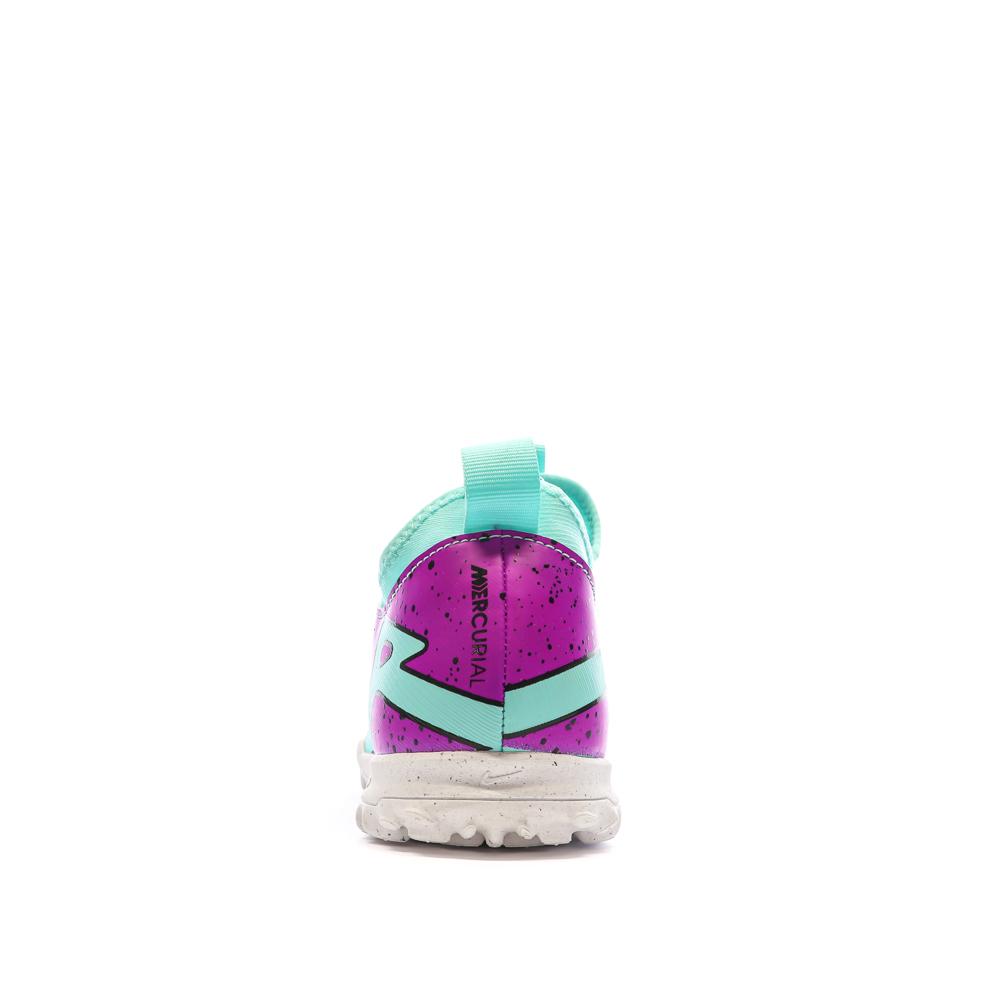 Nike Chaussures de Football Turquoise Junior Nike Jr Zoom Vapor 15 Academy TF