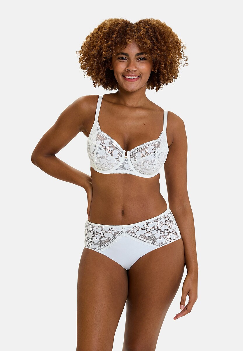SANS COMPLEXE<br>Suzie renda e combinação de microfibra