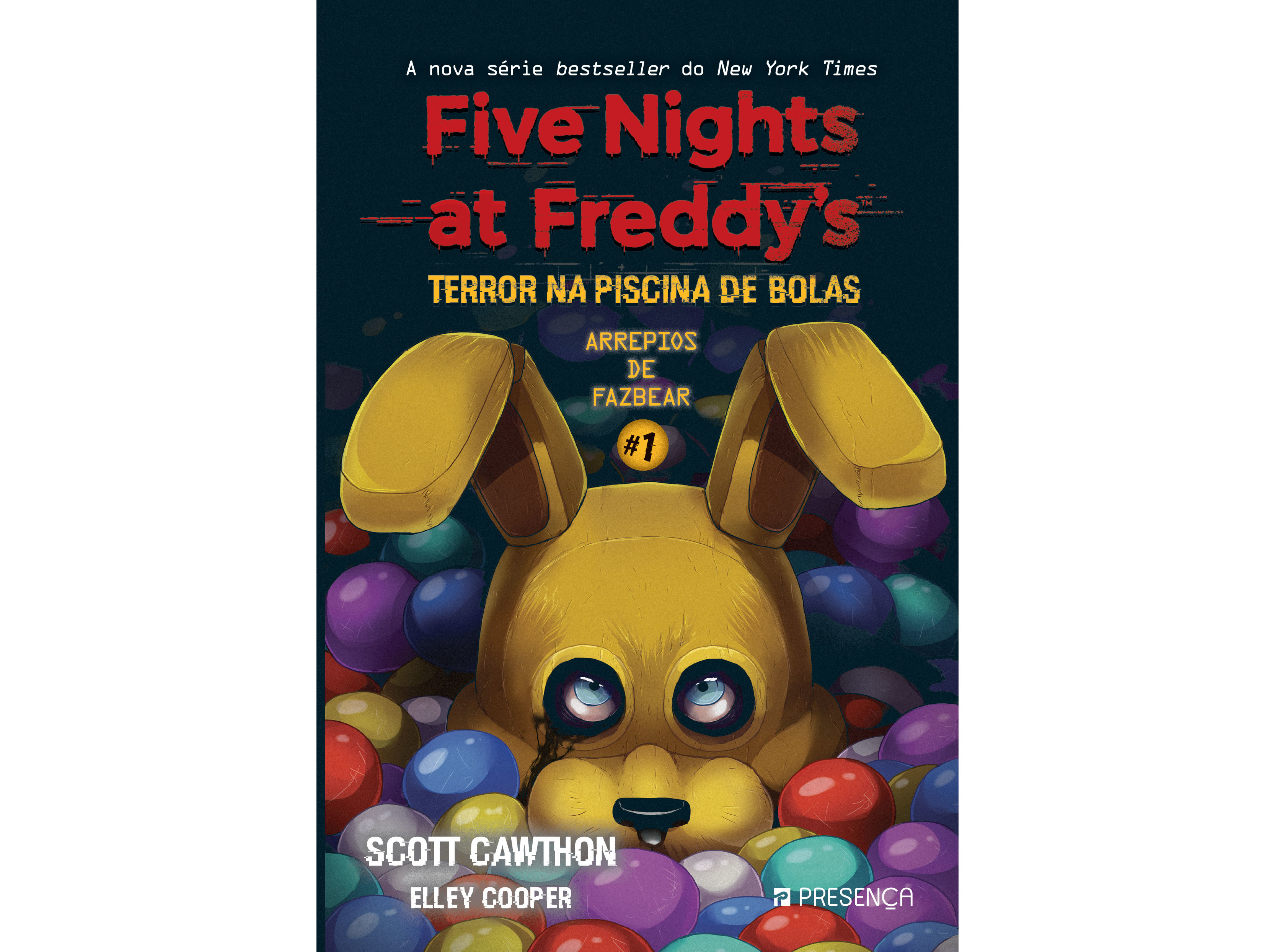 LIVRO FIVE NIGHTS TERROR PISCI DE SCOTT CAWTHON