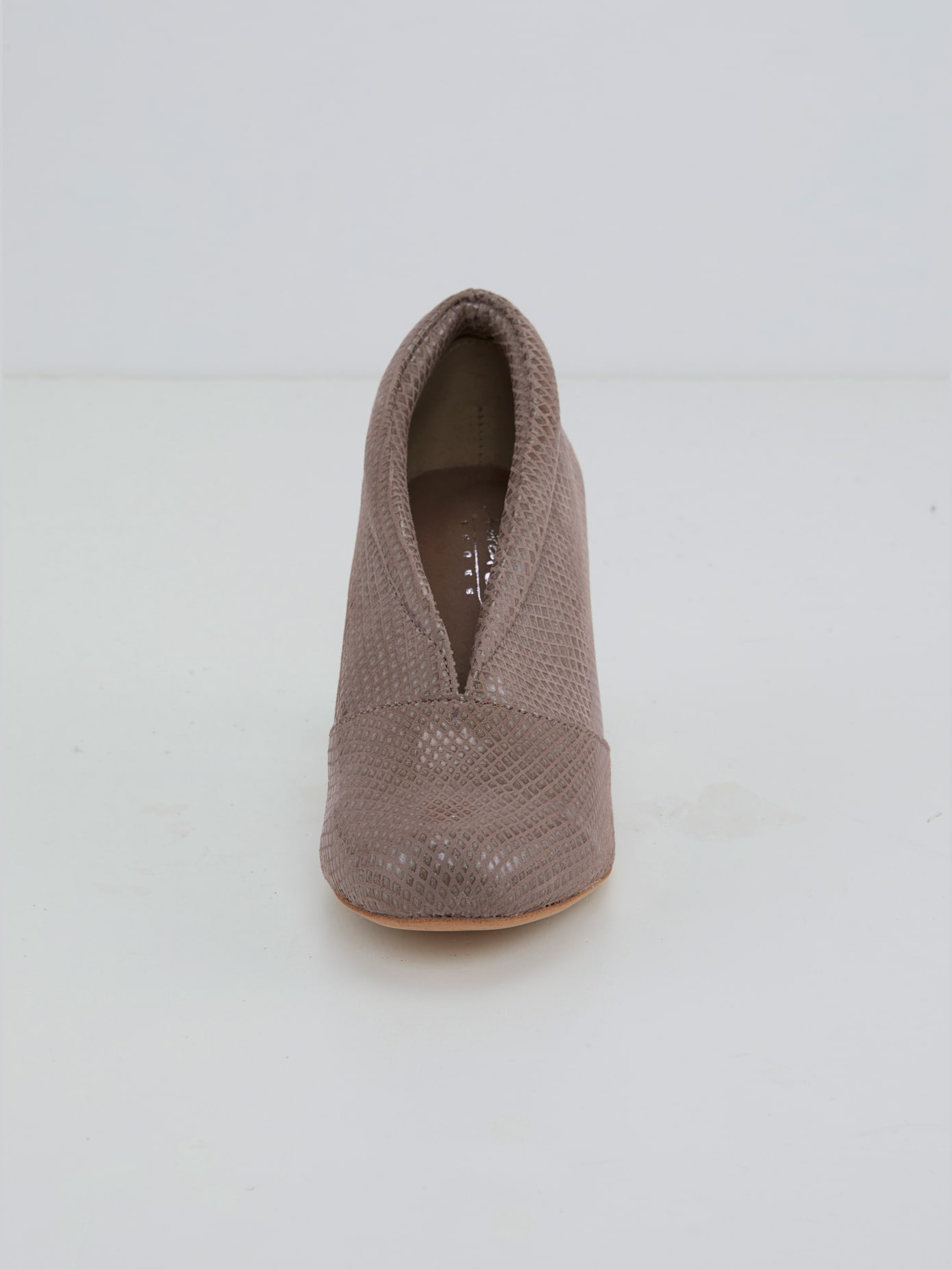 Escarpins cuir velours chèvre doux
