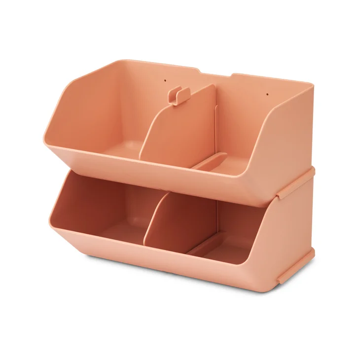 LIEWOOD - Rosemary Aufbewahrungsbox, small, sandy (2er-Set)