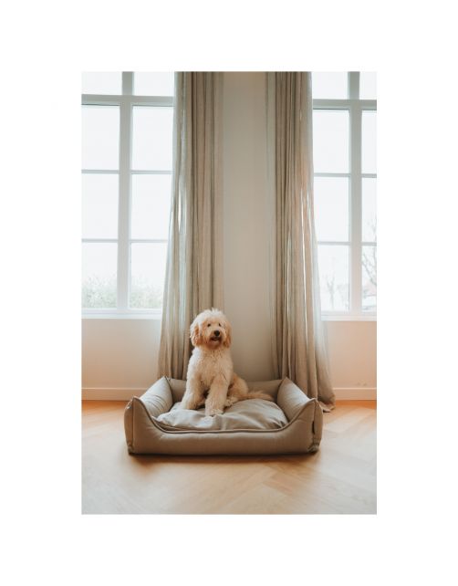 Maxxnobel Ultra Orthopedische Sofa Lederlook Beige - Hondenbank