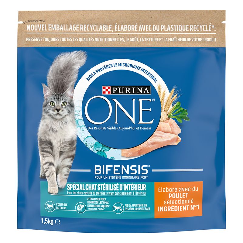 Purina ONE Chat Stérilisé d'Intérieur au poulet